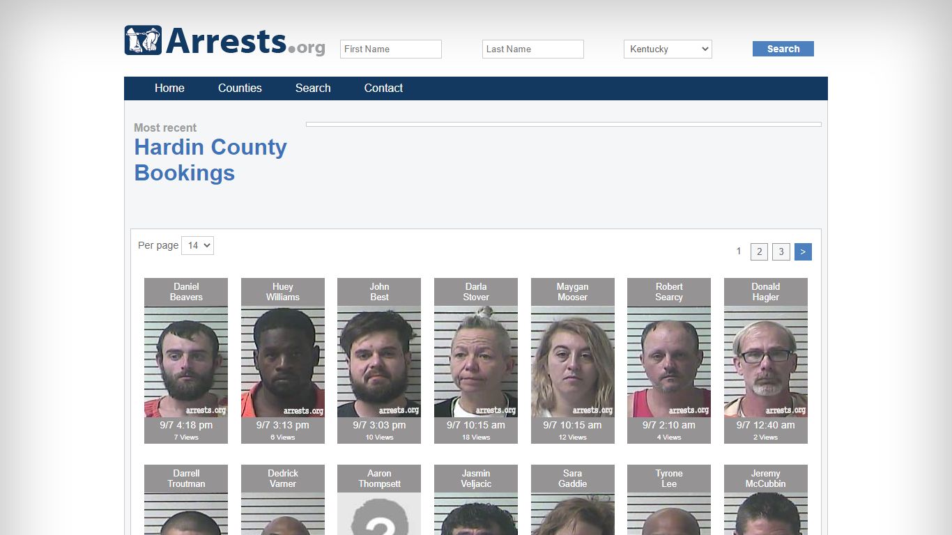 Hardin County Arrests and Inmate Search